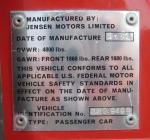 Jensen Interceptor II 1969 года
